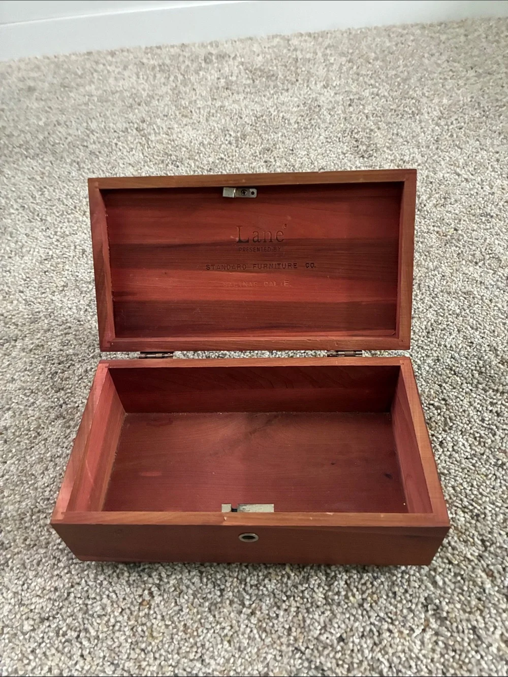 Miniature Lane cedar chest. Vintage 1967